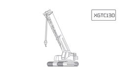 Гусеничный телескопический кран XCMG XGTC130